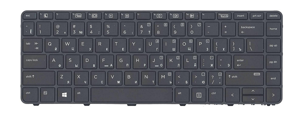 Клавиатура для ноутбука HP ProBook (430 G3) Black, (Black Frame), RU Винница - изображение 2