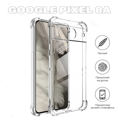 Чехол для мобильного телефона BeCover Anti-Shock Google Pixel 8a Clear (711664) Вінниця - фото 4