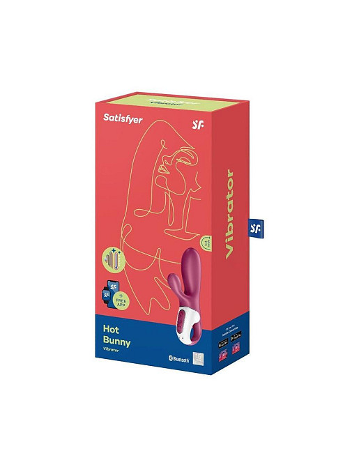 Смарт вібратор кролик із підігрівом Satisfyer Hot Bunny Sex Aura Київ - фото 4