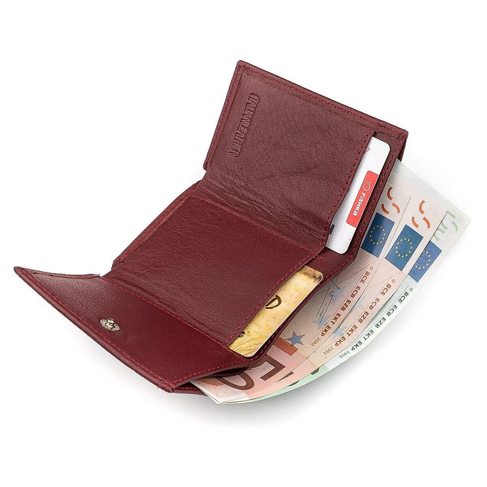Гаманець ST Leather 18324 (ST440) шкіряний Бордовий Київ - фото 2