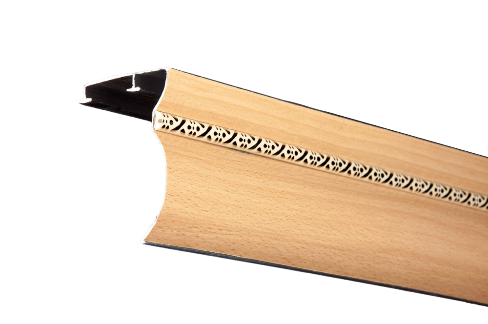 Алюмінієвий карниз БР-12 Бук, молдинг на вибір 2 Бровари - фото 1