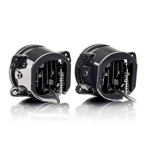 Фара діодна протитуманна J 4" (Bi) W/Y 45W+45W (к-т 2шт) Фари діодні туманки Протитуманки фари Харків