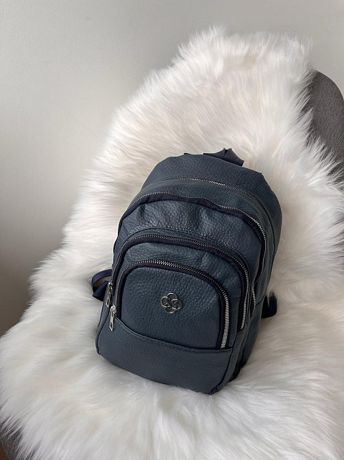 Рюкзак класический синий молодежный женский подростковый Киев - изображение 5