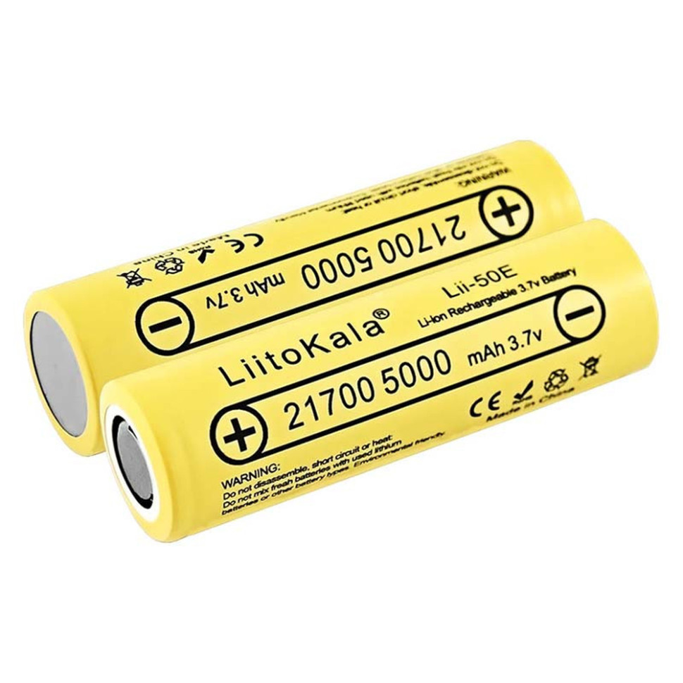 Акумулятор LiitoKala Lii-50E 21700 5000mah battery Киев - изображение 2