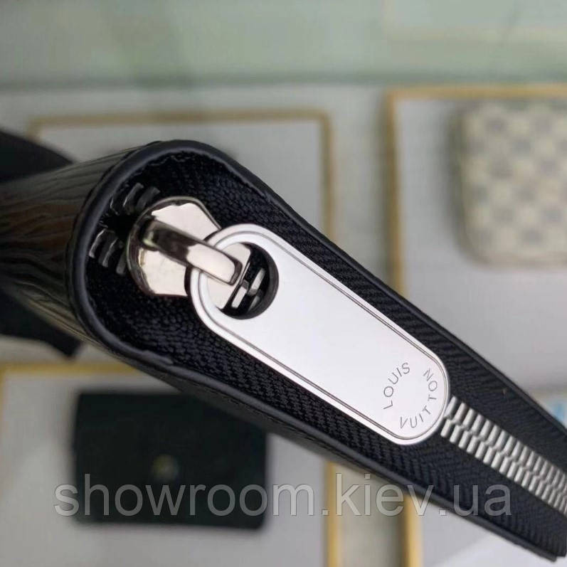 Чоловічий гаманець Louis Vuitton (60017-1) black Київ - фото 2