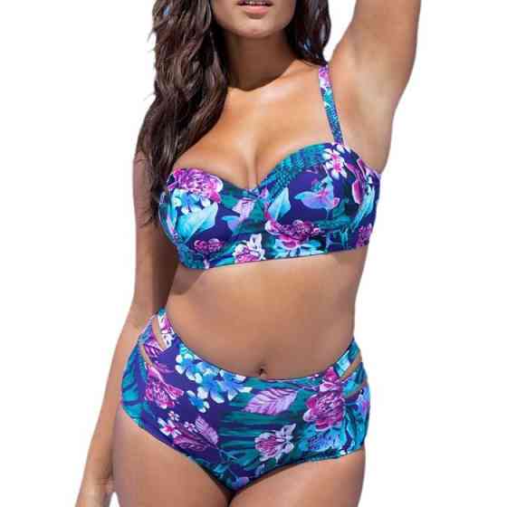 Роздільний купальник великого розміру різнобарвний 4XL Київ