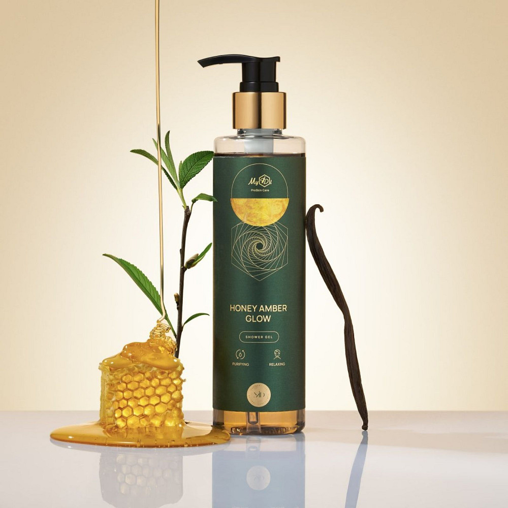 Парфюмерный гель для душа Блеск медового янтаря Honey Amber Glow MyIDi 250 мл Киев - изображение 8