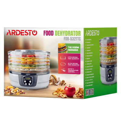 Сушка для овощей и фруктов Ardesto FDB-532TTC Винница - изображение 7