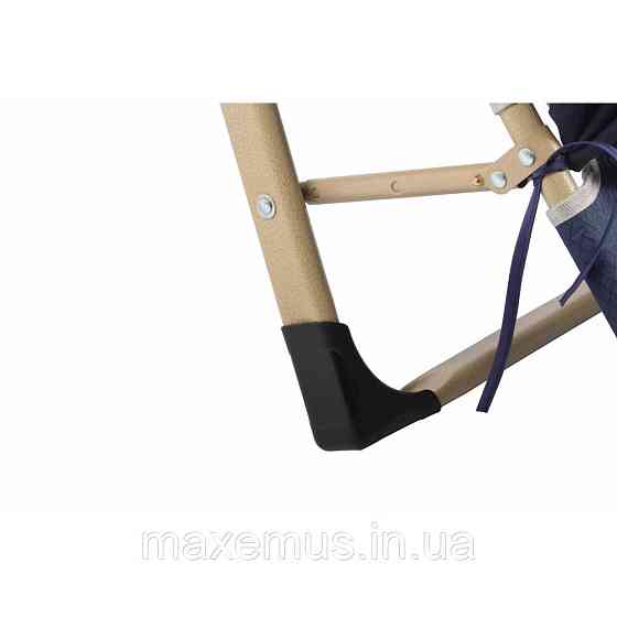 Раскладное кресло шезлонг туристический Bonro 178 см Садовый лежак пляжный шезлонг + подушка синий Мостиска