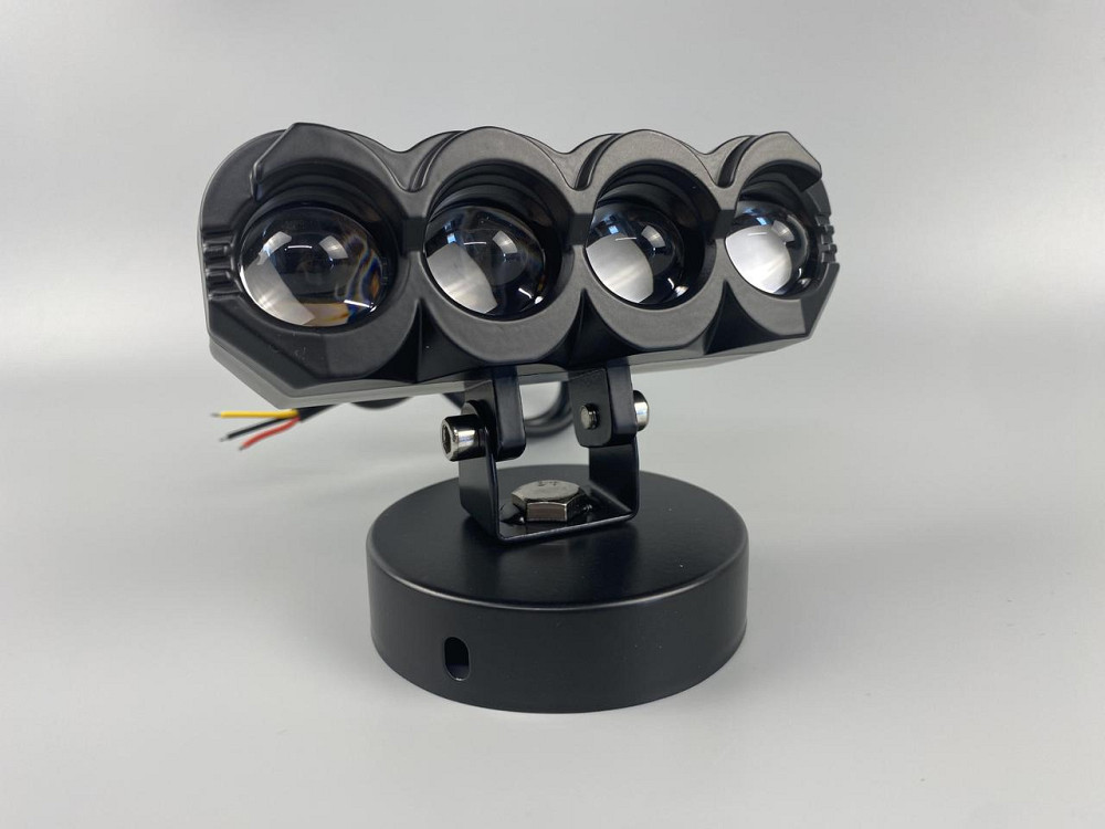 Фара для мотоцикла комбо-луч, LED фара світлодіодна додаткова 30W з чіткою світловою межею Мукачево - фото 4