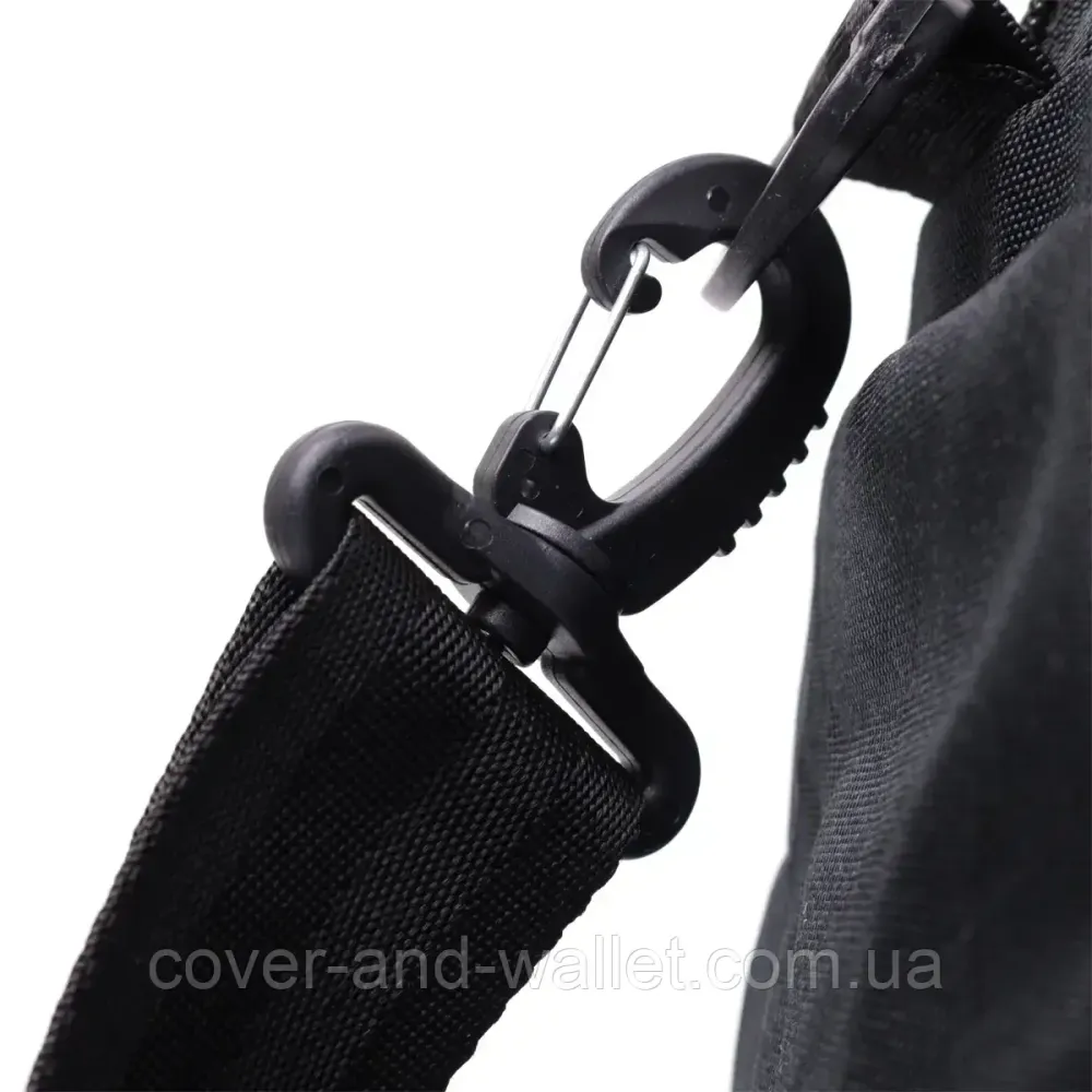 Стильная дорожная сумка из качественного полиэстера небольшого размера черного цвета FBR Киев - изображение 4