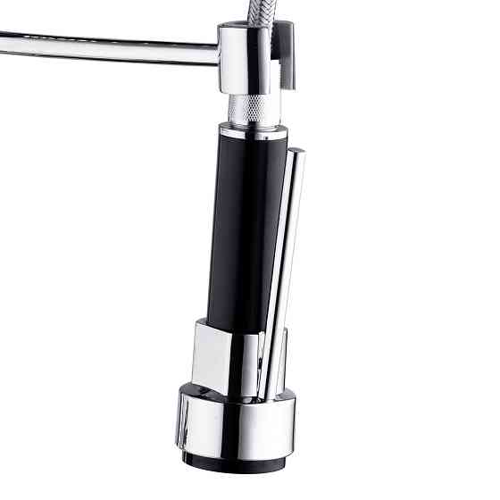 Змішувач для раковини висувний злив кран два режими води WanFan Хромований Кам'янець-Подільський