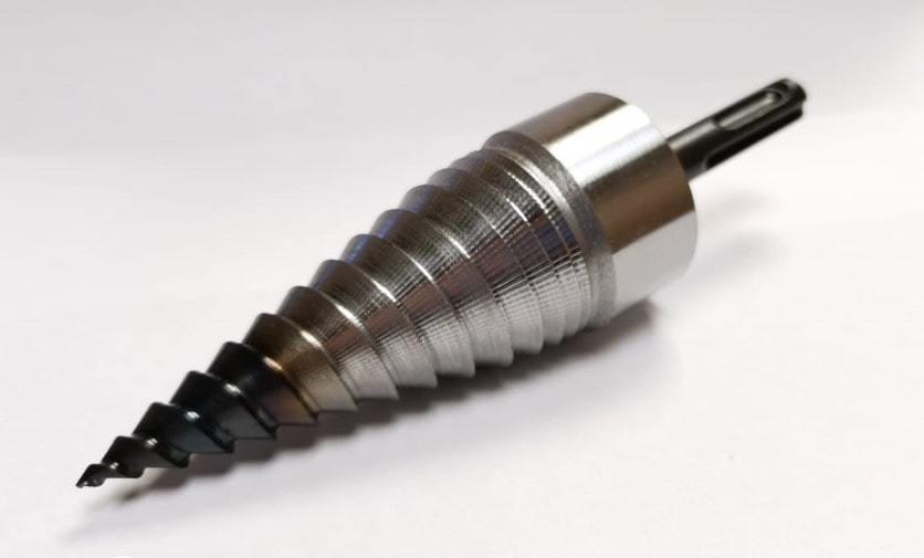 Конус насадка на перфоратор, Насадка дровокол на перфоратор и на дрель винтовой колун 36 Киев - изображение 3