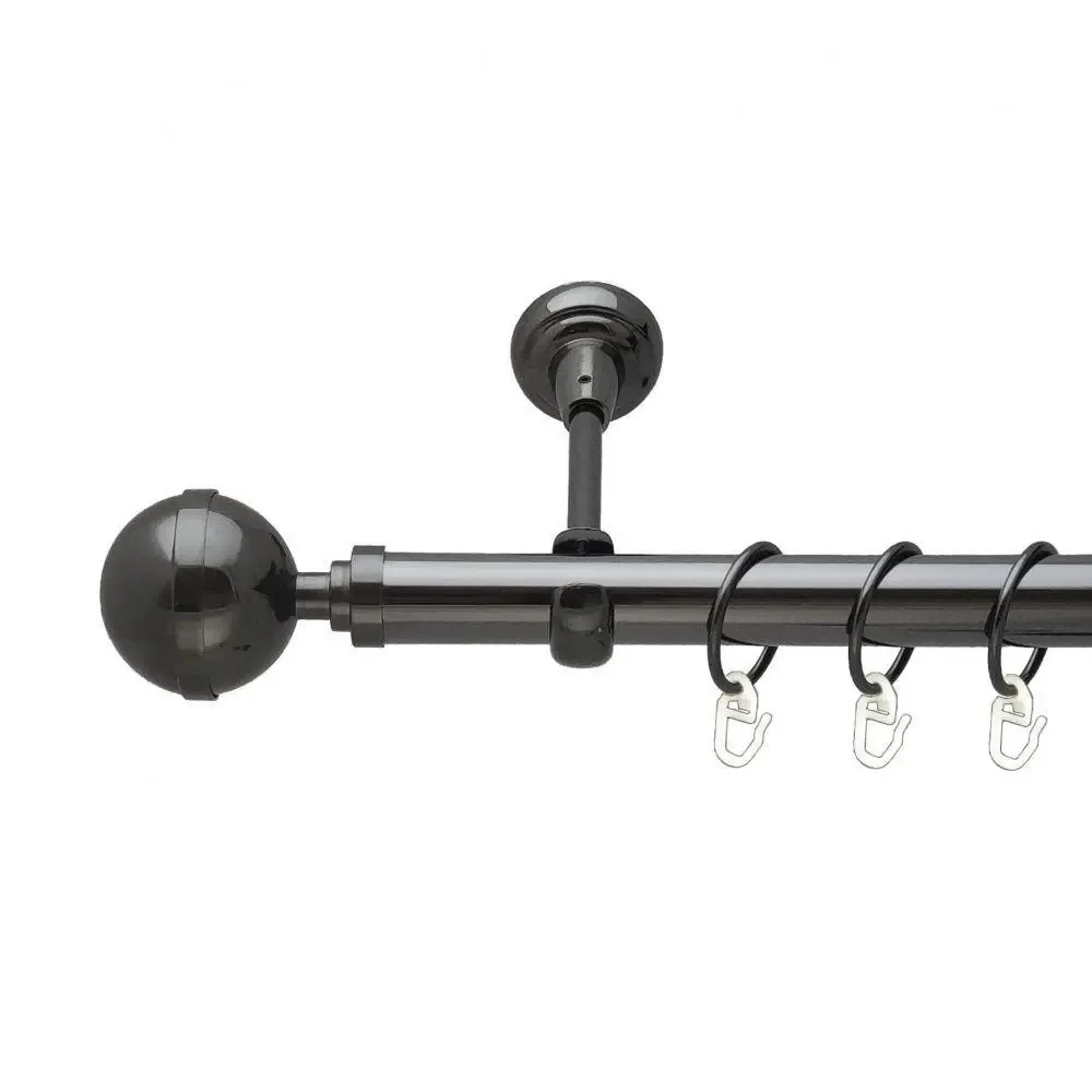 Карниз Orvit Калісто металевий однорядний відкритий Онікс 25 мм 160 см (6706554) Львів - фото 1