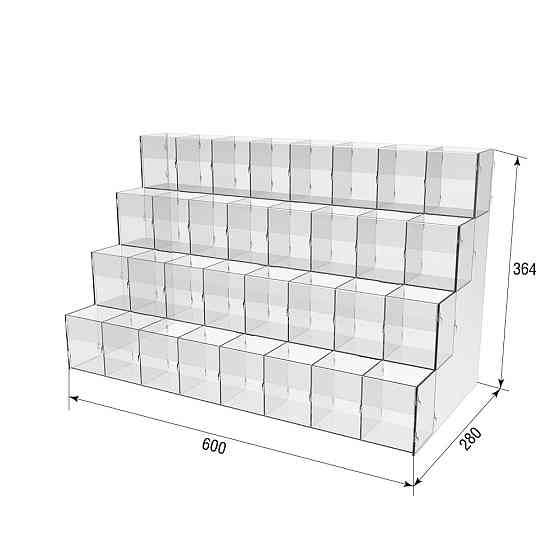 Підставка EKOSTAR для ручок та олівців EKOSTAR на 32 комірки Київ