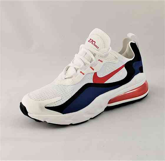 Кроссовки Nike 270 Сеточка Мужские Белые Найк с Амортизацией (размеры: 41,42,43,44,45) Видео Обзор - 53-5 Днепр