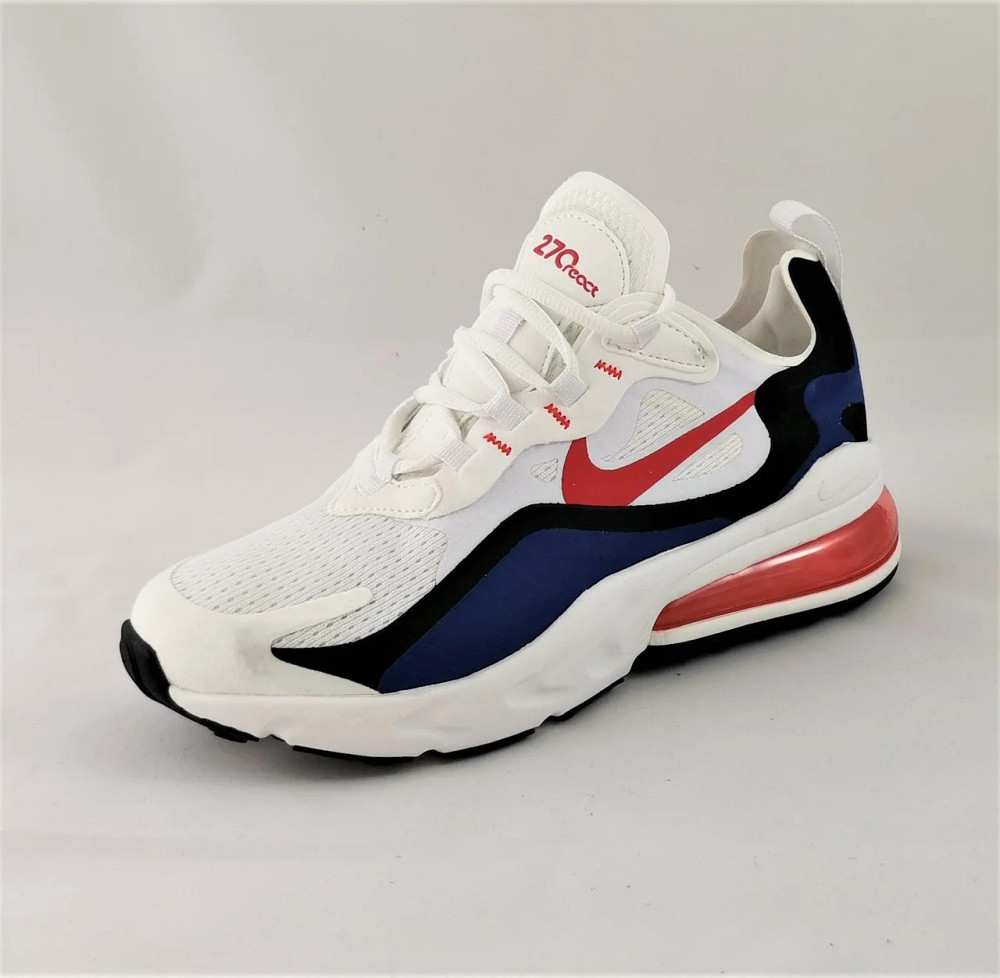 Кроссовки Nike 270 Сеточка Мужские Белые Найк с Амортизацией (размеры: 41,42,43,44,45) Видео Обзор - 53-5 Днепр - изображение 6