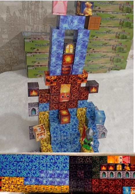 Магнітний конструктор  Майнкрафт 100-300 шт + фігурки лего в ПОДАРУНОК Харків - фото 2