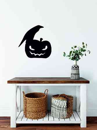 Декоративне настінне Панно «Хеллоуїн — гарбуз», Декор на стіну 70*70 см Київ