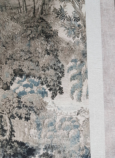 Шпалери вінілові на флізеліні AS creation Garda 1.06Х10.05 природа дерева бежеві сині Київ - фото 2