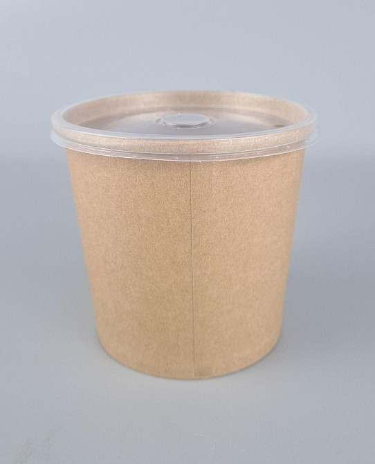 Контейнер круглий для Супа "KRAFT" 750 мл d116 h110 (50 шт) Харків - фото 3