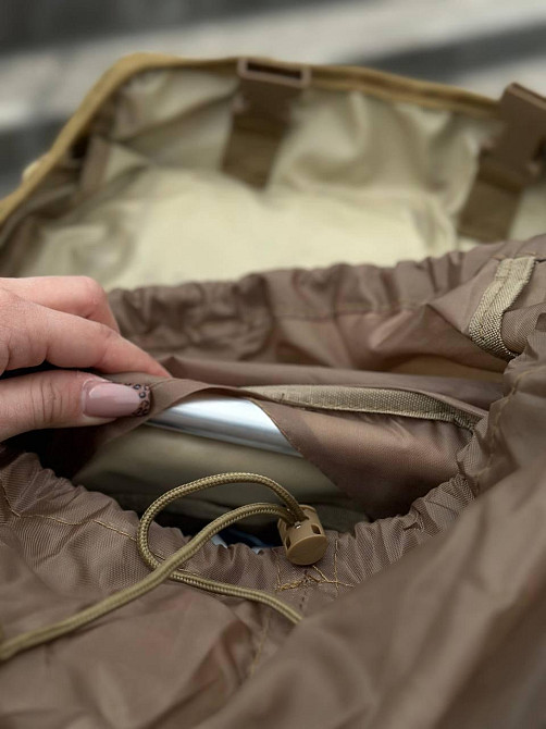 Тактичний рюкзак 120л мультикам з системою molle, каркасом і матеріалом оксфорд для військових Львів - фото 8