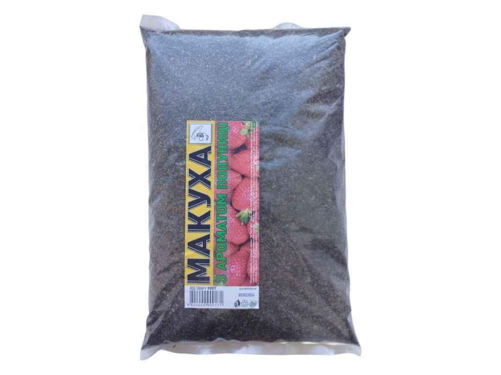 Макуха измельченная клубника 800г 90 017 ТМ KING FISH Киев - изображение 1