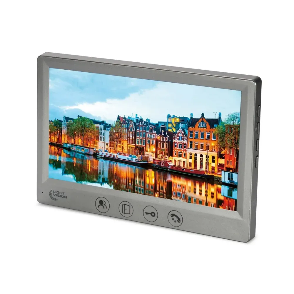 Відеодомофон 7" Light Vision AMSTERDAM FHD Grey (82-00237) Київ - фото 3