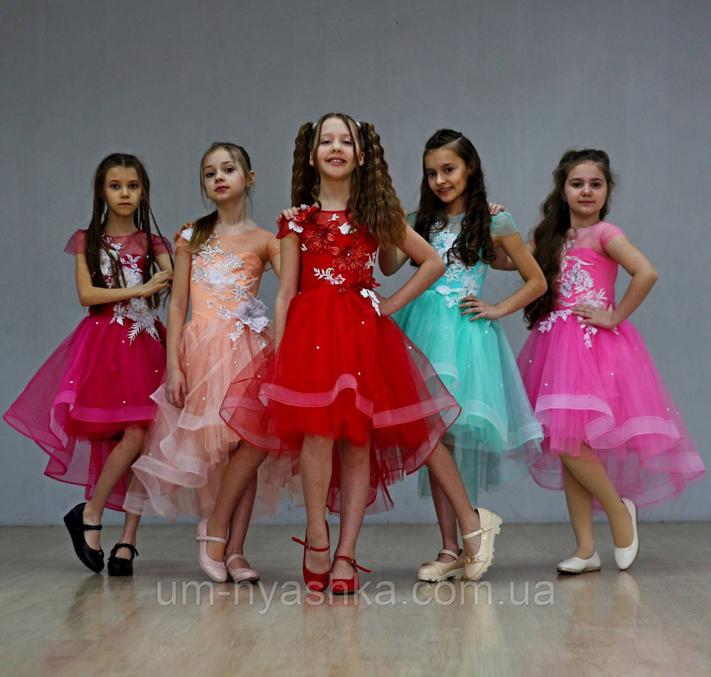 Детское нарядное платье удлиненное сзади 116-134 Кривой Рог - изображение 1