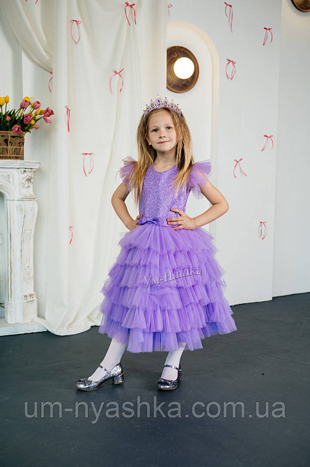 Лавандовое платье пышное Кривой Рог - изображение 5