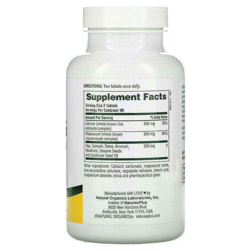 Кальцій Магній Source of Life Cal/Mag Nature's Plus 180 таб Київ - фото 2