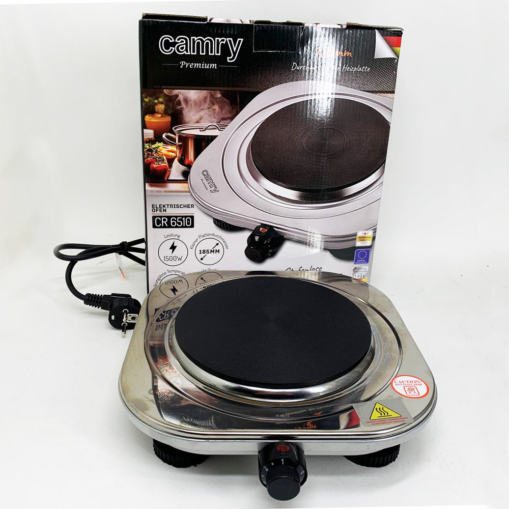 Плита електро для домашнього приготування, Переносна компактна електроплита, Плита кухонна переносна TY-85 Львів - фото 10