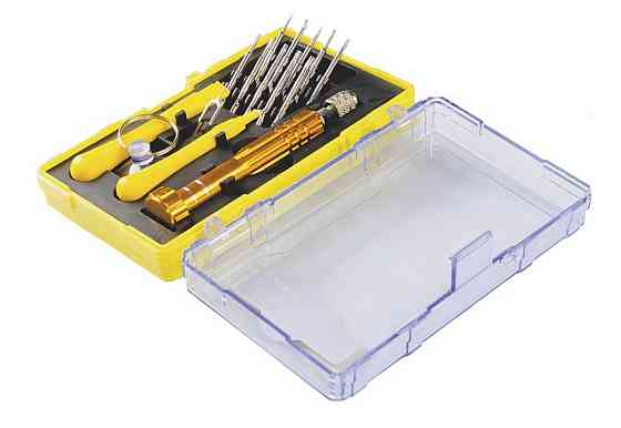 Насадки викруткові прецинзійні для мобільних телефонів MASTERTOOL з тримачем набір 15 шт 40-0163 Рівне