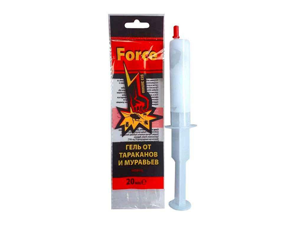 Гель-шприц от тараканов и муравьи 20мл (740) ТМ FORCE Solmir Киев - изображение 1