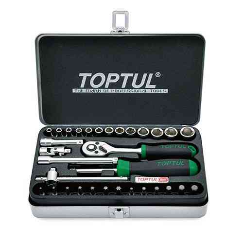 Набір інструментів для автомобіля TOPTUL 1/4" 32ед. GCAD3204 Одеса