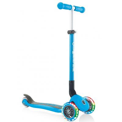 Самокат Globber Primo Foldable Lights Led блакитний (432-101-2) Вінниця - фото 1