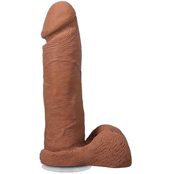 Фаллоимитатор Doc Johnson The Realistic Cock ULTRASKYN - 8 Inch with Balls Caramel Sex Aura Киев