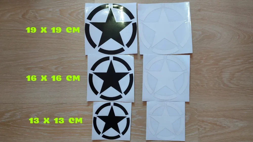 Наклейка на авто Звезда Киев - изображение 1