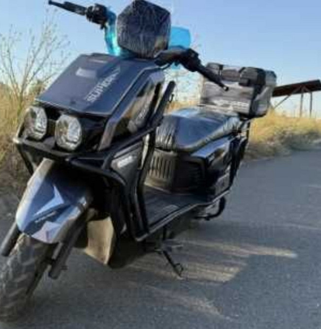 Электроскутер Crosser CR-17 (2500W 72V/35Ah) Графен- Серый. Харьков - изображение 3