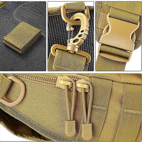 Комплект 2 В 1: армейская сумка + тактический фонарь WT-18 Львов