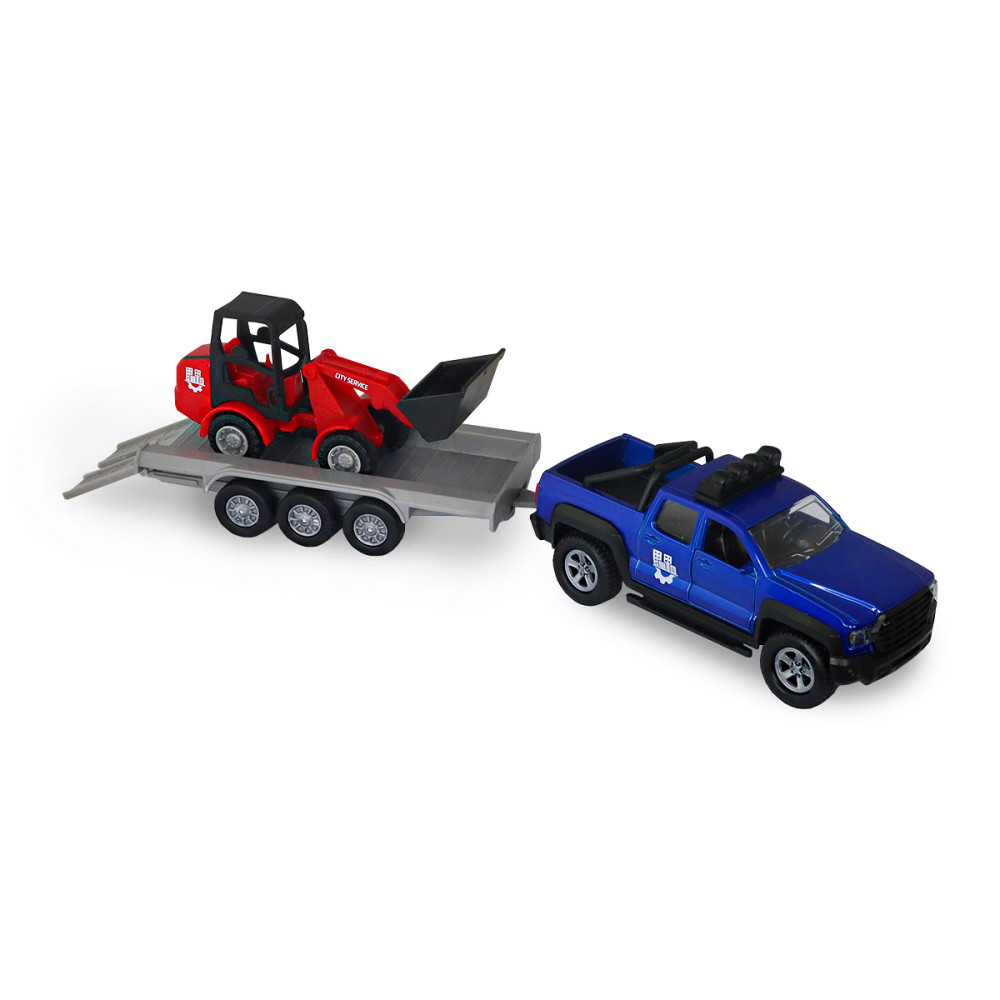 Ігровий набір - Позашляховик з причіпом і навантажувачем (світло, звук) Днепр - изображение 12