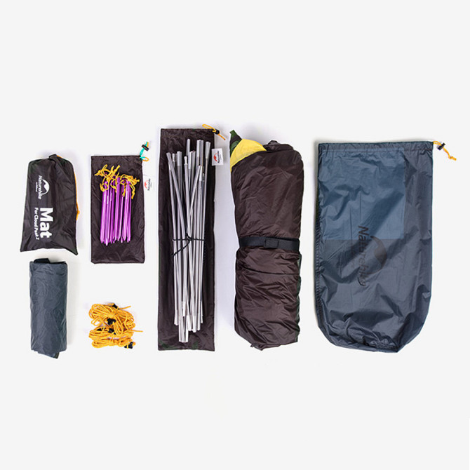 Намет двомісний зі сферичним куполом Naturehike Cloud Peak 2 NH19K240-Y, 15D, темно-синій Київ - фото 4