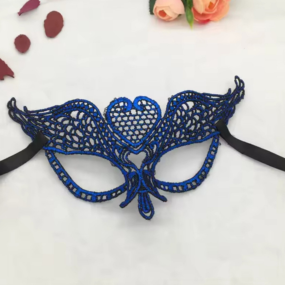 Венеціанська маска для карнавалу one size синій Київ - фото 1