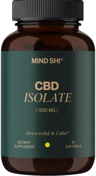 Канабидиол MIND SHI CBD Isolate 1500мг 60 гел капс Киев - изображение 1