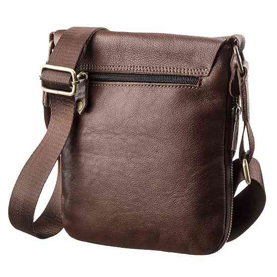 Мужская кожаная сумка планшетка SHVIGEL 19114 Коричневая Киев