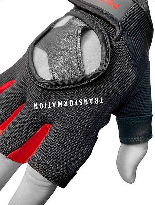 Рукавички для фітнесу PowerPlay 2222 Чорні M Київ - фото 4