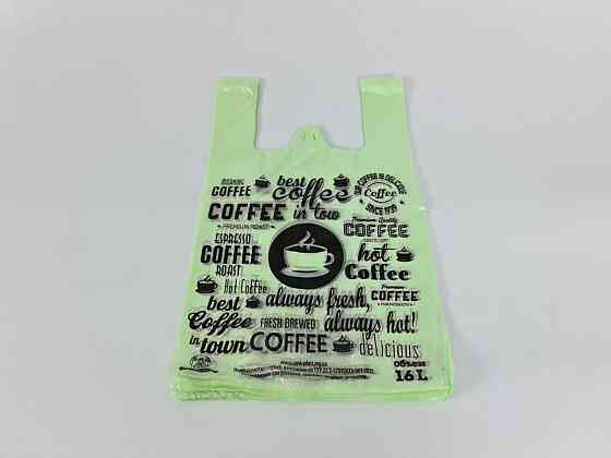 Пакет Майка п/е (30/7*50) "Кава" 18 мкр (250 шт.) Харків