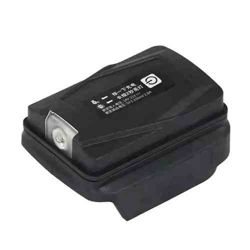 Адаптер живлення для акумулятора Makita 18В з USB 2 порти та LED ліхтарем 5В 2А перетворювач живлення для зарядки пристроїв Київ