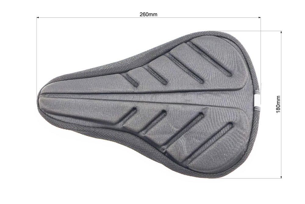 Чохол на сидіння, з гелевою вставкою, чорний HD-008 Київ - фото 3