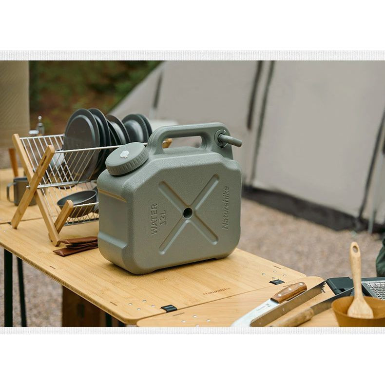 Канистра для воды Naturehike CNH22CJ018, 20 литров, темно-зеленая Ровно - изображение 9